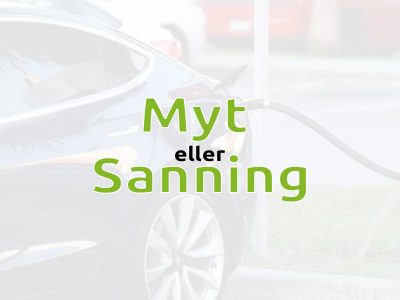 Myter om elbilar. Räcker elen om alla bilar är elbilar?