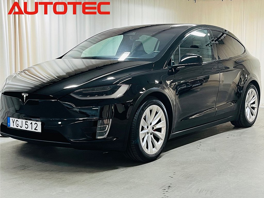 Tesla Model X 75D 6-Sits Autopilot Drag Fri supercharge 5,95% ränta
