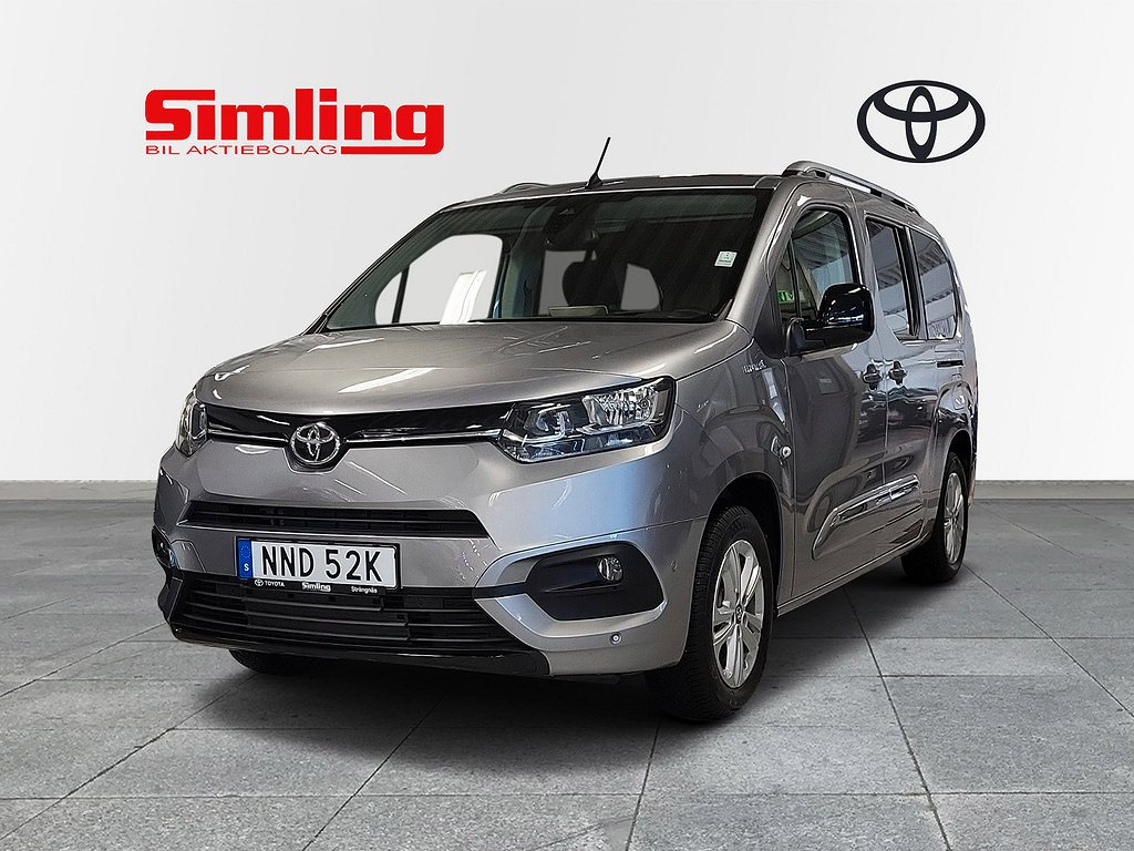 Toyota Proace City Verso Electric 50 kWh ActivePlus Long 7-Sits / V-hjul