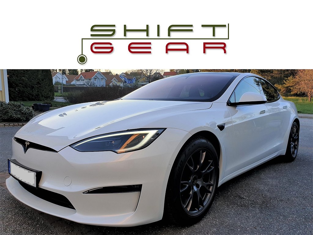 Tesla Model S PLAID 1020hk Autopilot Svart Premium 1 ägare
