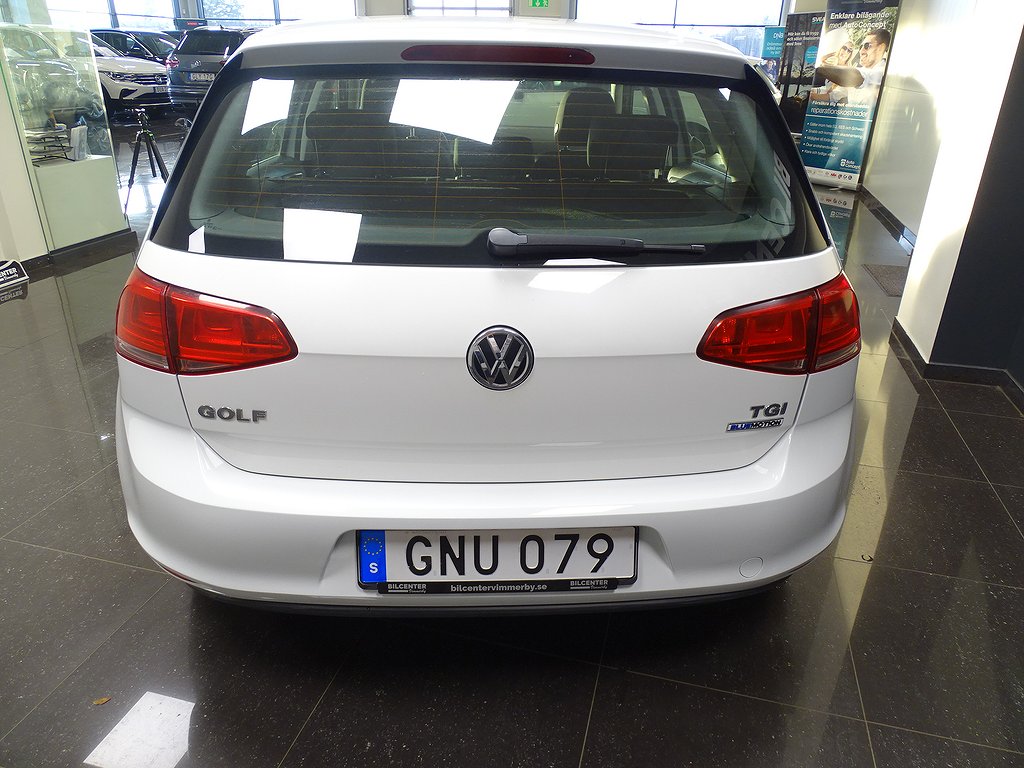 Volkswagen Golf 5-dörrar 1.4 TGI CNG Style Lev nyservad