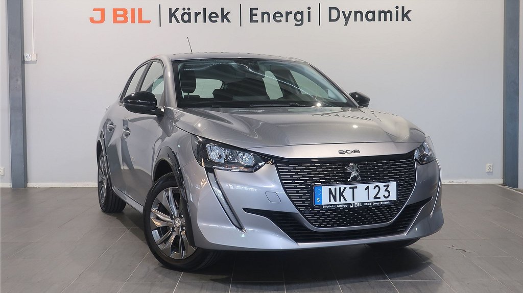 Peugeot E-208 Active 50 kWh 136hk – Privatleasing