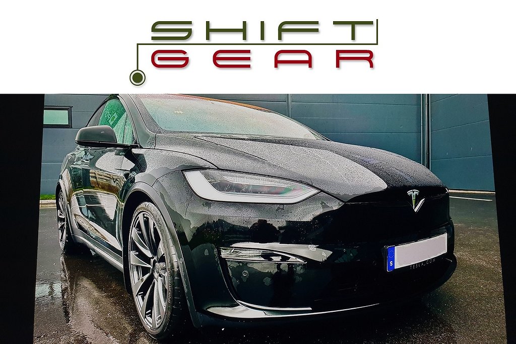Tesla Model X PLAID MOMS 6sits FSD 22tum All Black *FULLUTR*