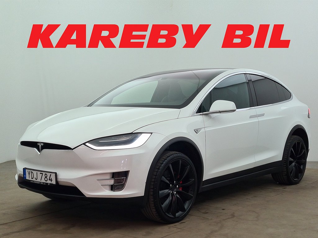 Tesla Model X P90D Ludicrous 772hk Signature | 6-sits | Sv-s