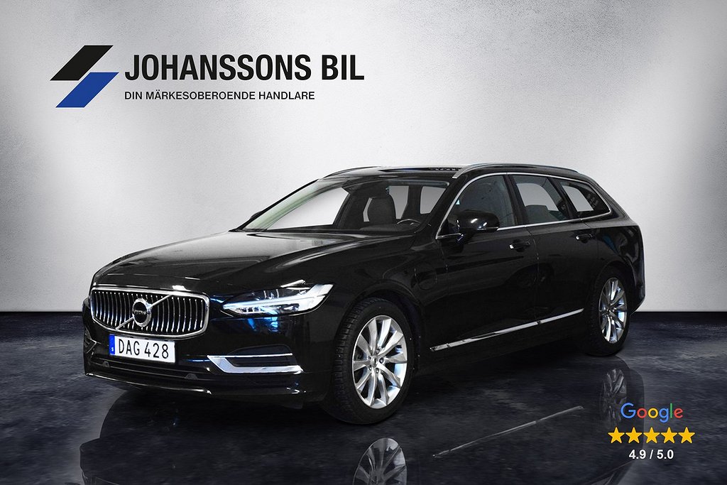 Volvo V90 T8 TwEn AWD Inscription 407hk Kamera VOC Skinn