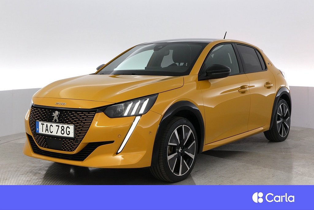 Peugeot E-208 GT Pack 4.99% Adap.Fart Navi Värmare V-Hjul