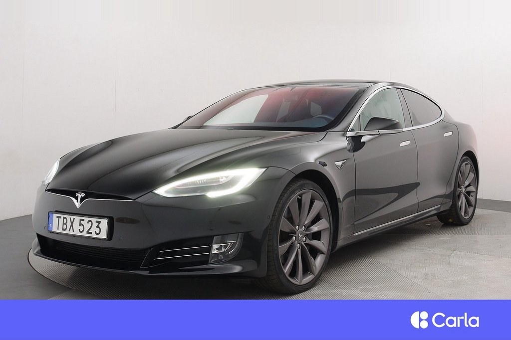 Tesla Model S 75D AWD FSD Autopilot 4,99 Luftfjädring V-Hjul