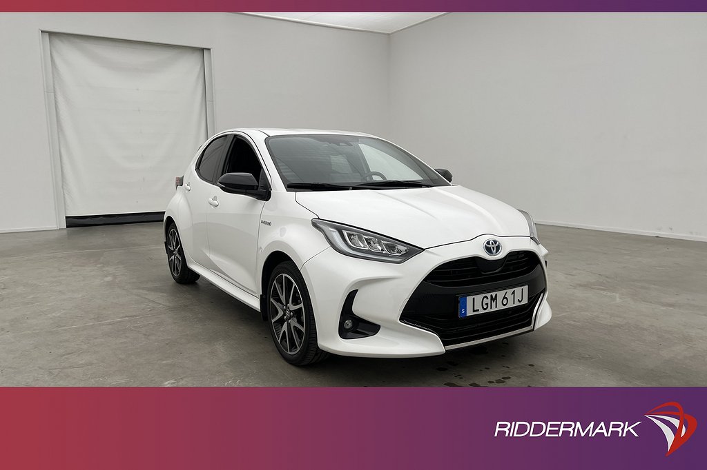 Toyota Yaris Hybrid 116hk Style Rattvärme Kamera Farthållare