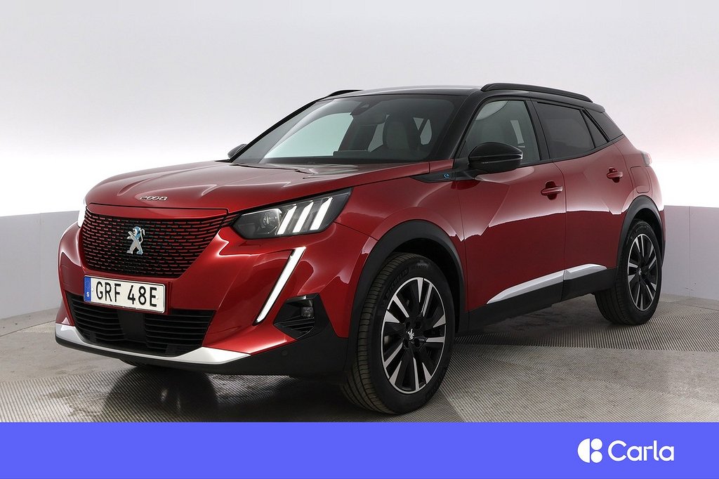 Peugeot E-2008 50 kWh GT 4.99% Ränta Adap Farth BLIS V-Hjul