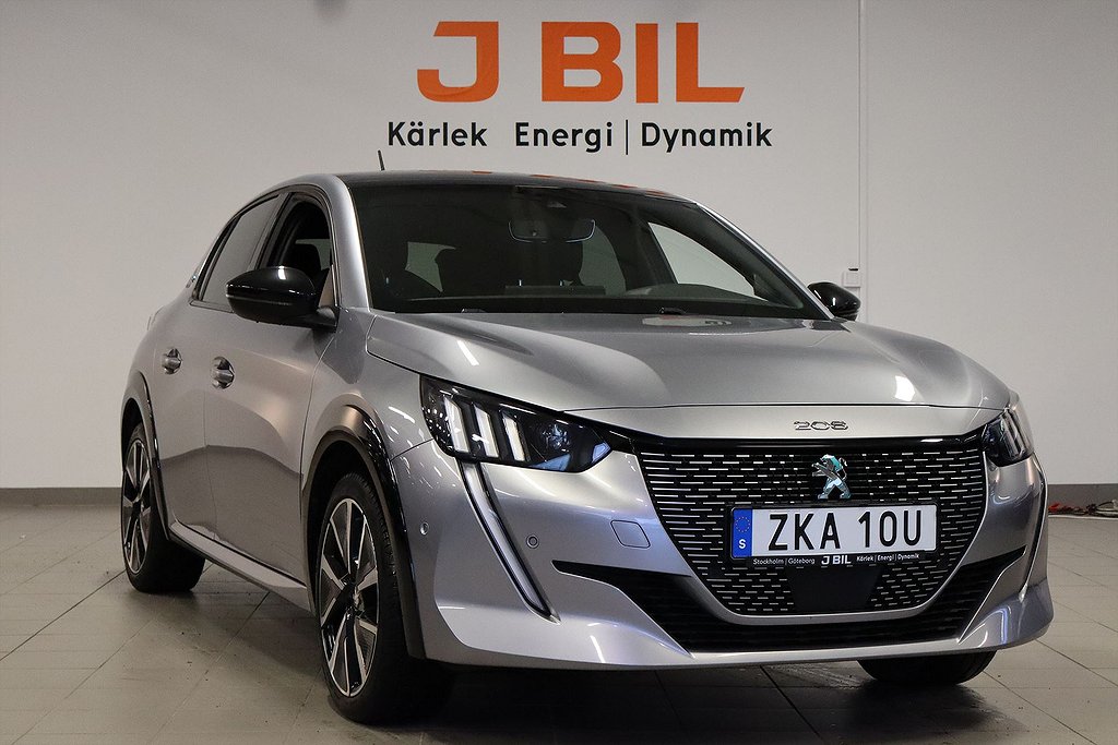 Peugeot E-208 GT Pack 136hk Aut – B-KAMERA