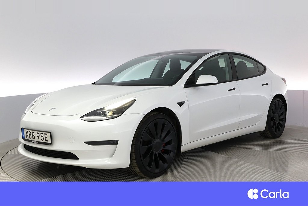 Tesla Model 3 Performance AWD Refresh AP Pano V-Hjul 4,99