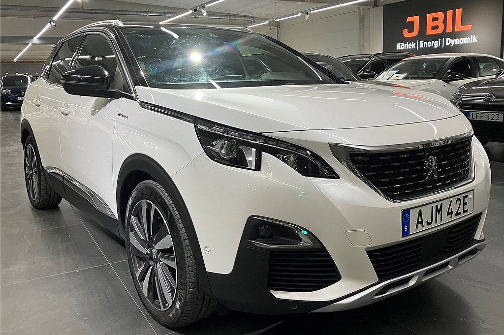 Peugeot 3008 GT HYBRID4 300hk Aut AWD – SKINN, 360-KAMERA