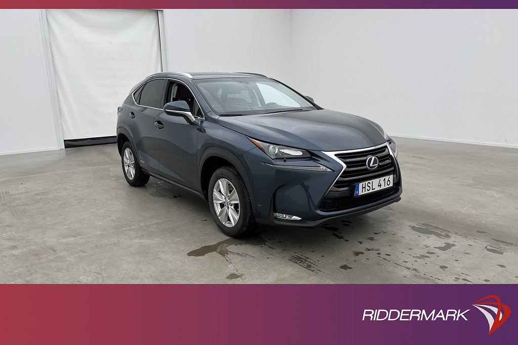 Lexus NX 300h AWD 197hk Navi B-Kamera Skinn 580kr Årsskatt