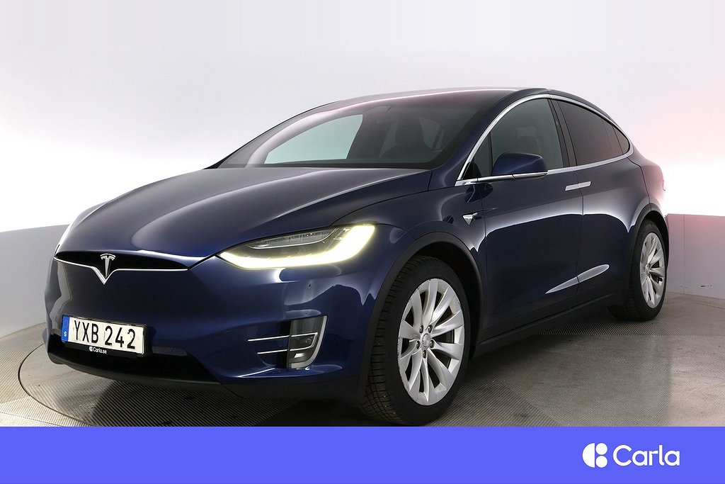 Tesla Model X 100D 6-sits EAP Luftfjädring 4,99 Drag V-Hjul
