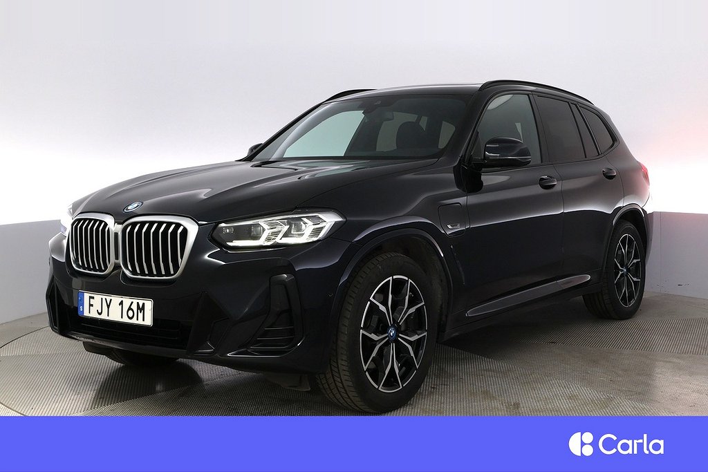BMW X3 xDrive30e M-Sport Pano Kamera HUD Elstol V-Hjul