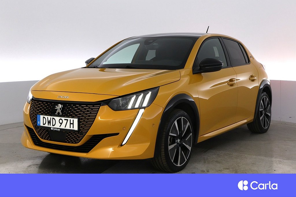 Peugeot E-208 GT Pack Kamera Adap.Fart Värmare 4,99 % Ränta