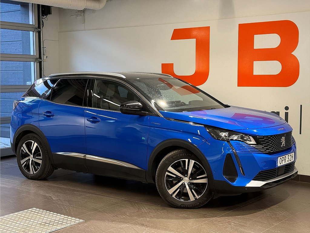 Peugeot 3008 GT Hybrid4 300hk Aut AWD – 360-KAMERA