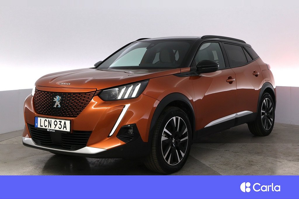 Peugeot E-2008 50 kWh GT Adap.Farth Navi 4,99 % Ränta V-Hjul