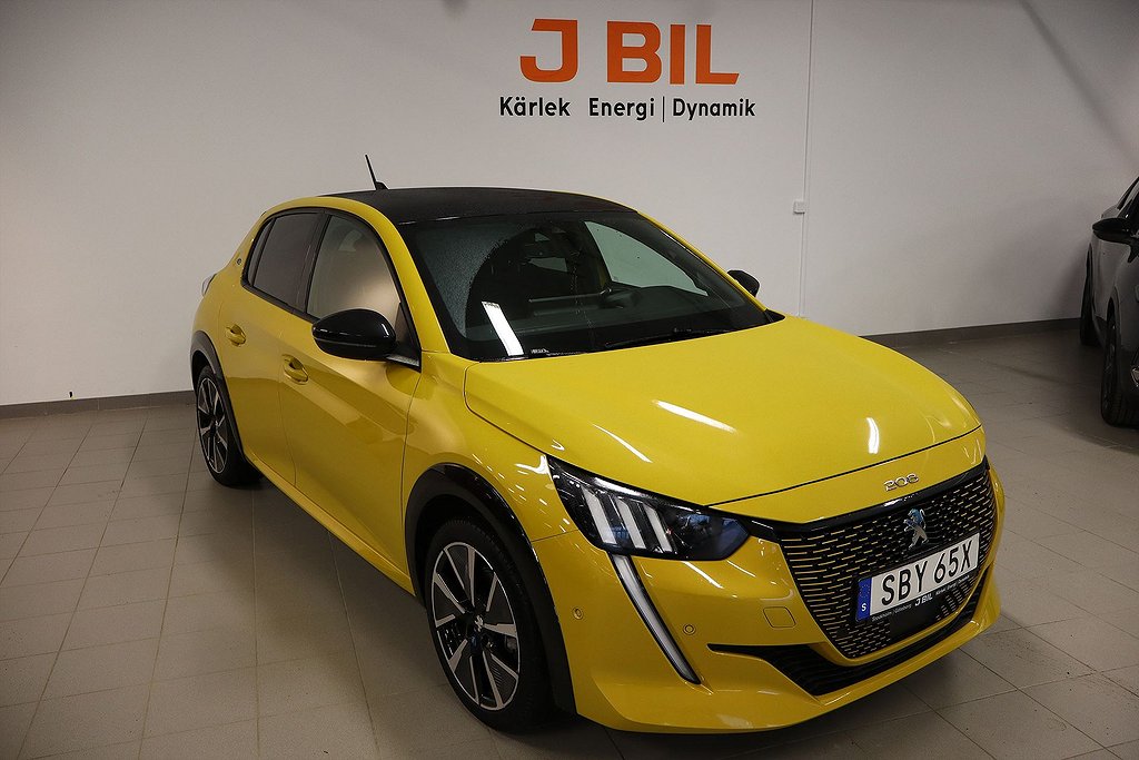 Peugeot E-208 GT Pack 50 kWh 136hk Aut – KEYLESS