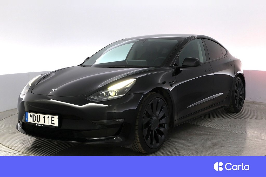 Tesla Model 3 Performance AWD Refresh EAP Pano V-Hjul 4,99