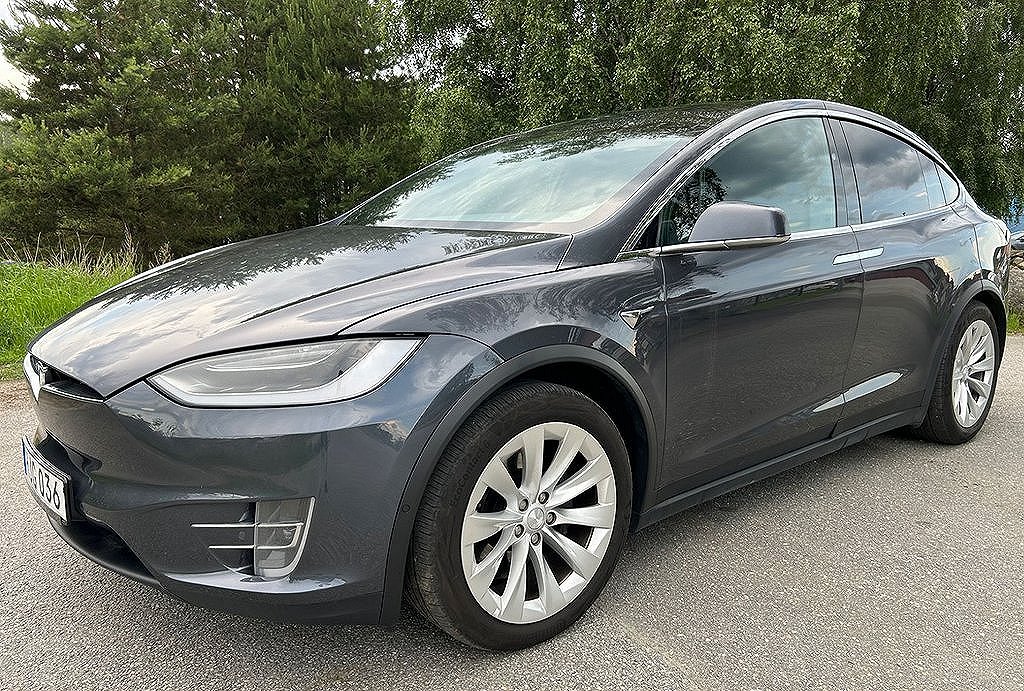 Tesla Model X 100D 423HK AWD 6-SITS NYBES 2Äg VAT/MOMS