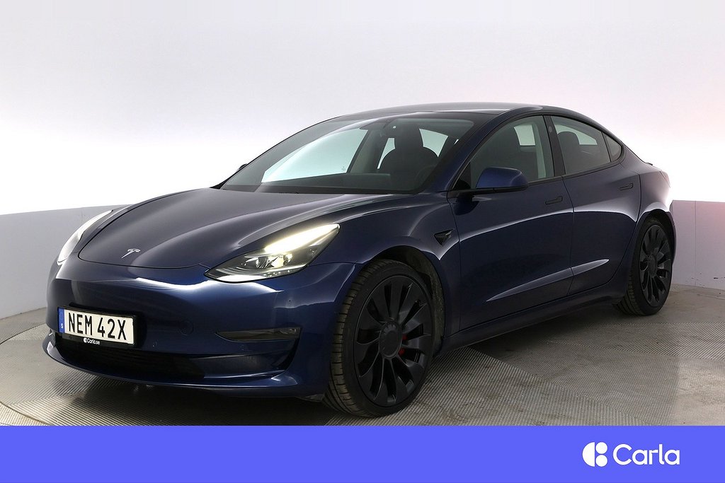 Tesla Model 3 Performance AWD Refresh Autopilot 4,99 V-Hjul