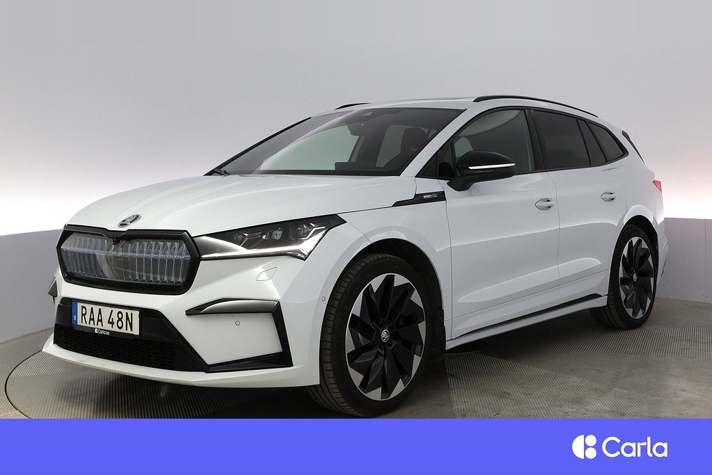Skoda Enyaq iV 80X Sportline Pano 360 HUD Drag V-Hjul