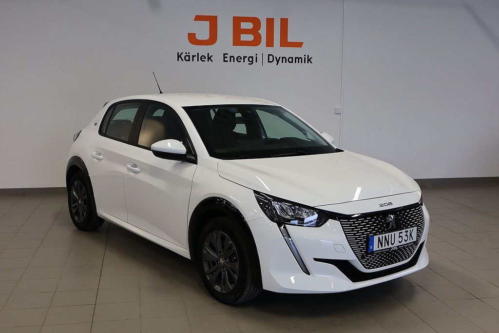 Peugeot E-208 Active Pack 50kWh 136hk Aut – CARPLAY