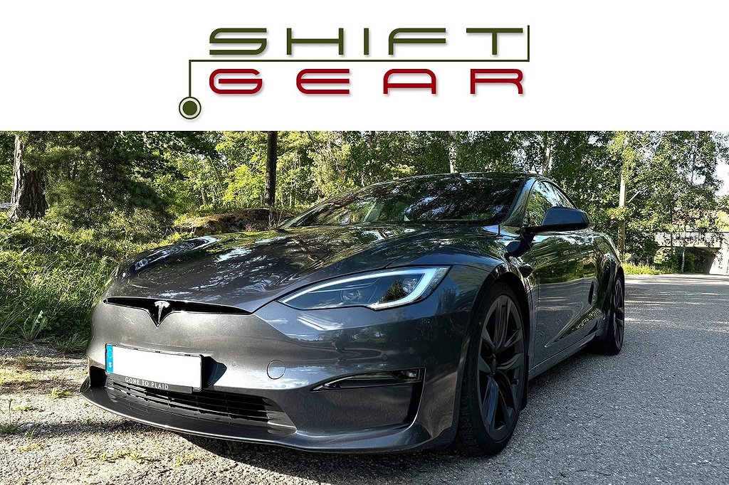 Tesla Model S PLAID FULLUTR Drag MOMS 1 äg FSD 21” Arachnid