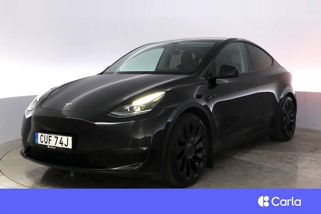 Tesla Model Y Performance AWD Autopilot Pano Drag V-Hjul