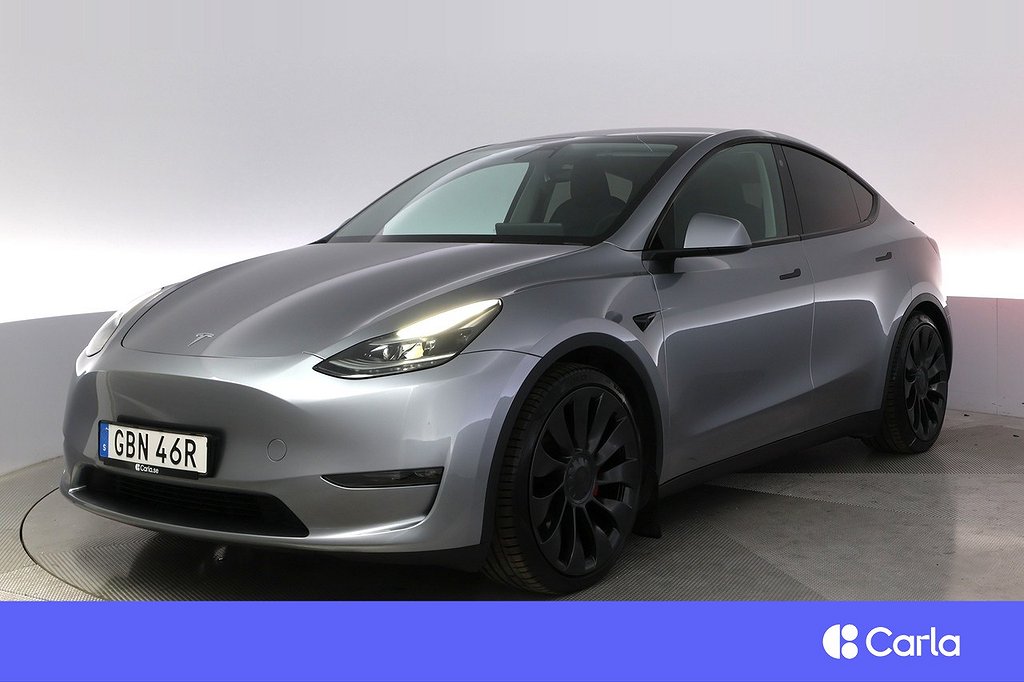 Tesla Model Y Performance AWD Autopilot 4,99 Drag V-Hjul