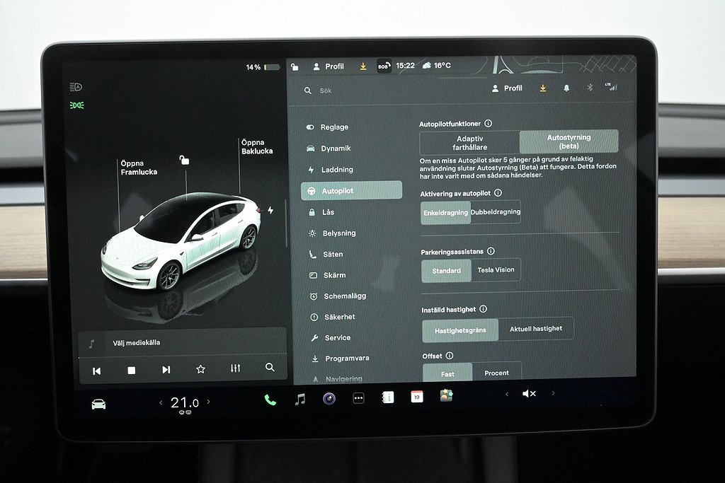 Tesla Model 3 Standard Range Plus Refresh AP 4,99 Drag Vhjul