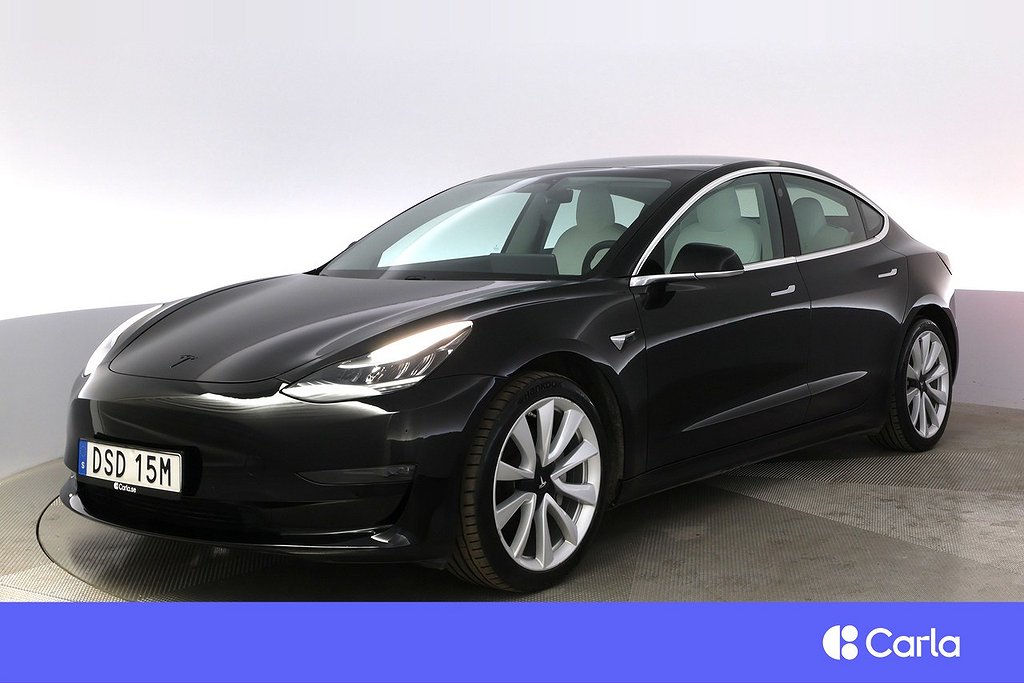 Tesla Model 3 Long Range AWD AP 19″ Pano Drag V-Hjul 4,99