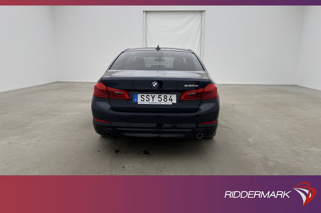 BMW 530 e iPerformance 252hk T-Lucka 360kr Skatt Navi B-Kam