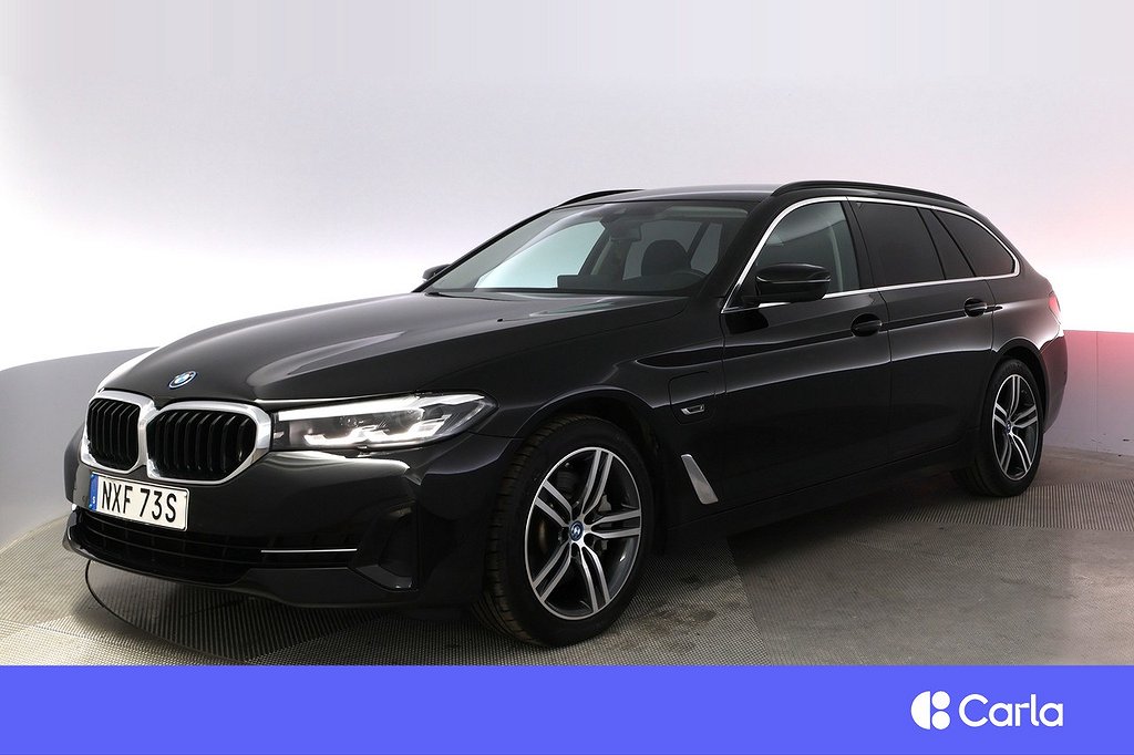 BMW 530e Touring Kamera Navi Rattvärme LED Drag V-Hjul