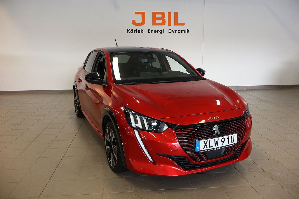 Peugeot E-208 GT Pack 50kWh 136hk Aut – B-KAMERA, 1 ÄGARE