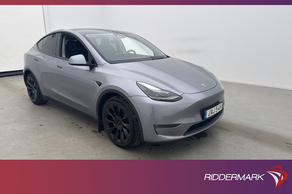 Tesla Model Y Long Range AWD MOMS Dragkrok Autopilot Sv.Såld