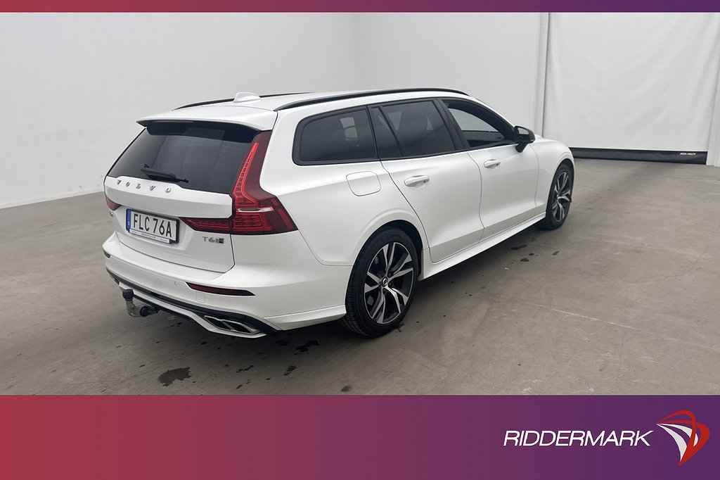 Volvo V60 T6 Recharge R-Design VOC P-Värm Kamera Skinn Drag