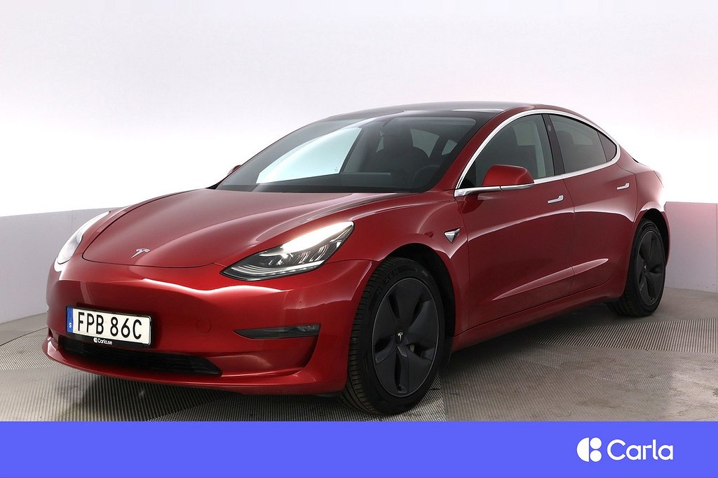 Tesla Model 3 Long Range AWD Autopilot Pano V-Hjul
