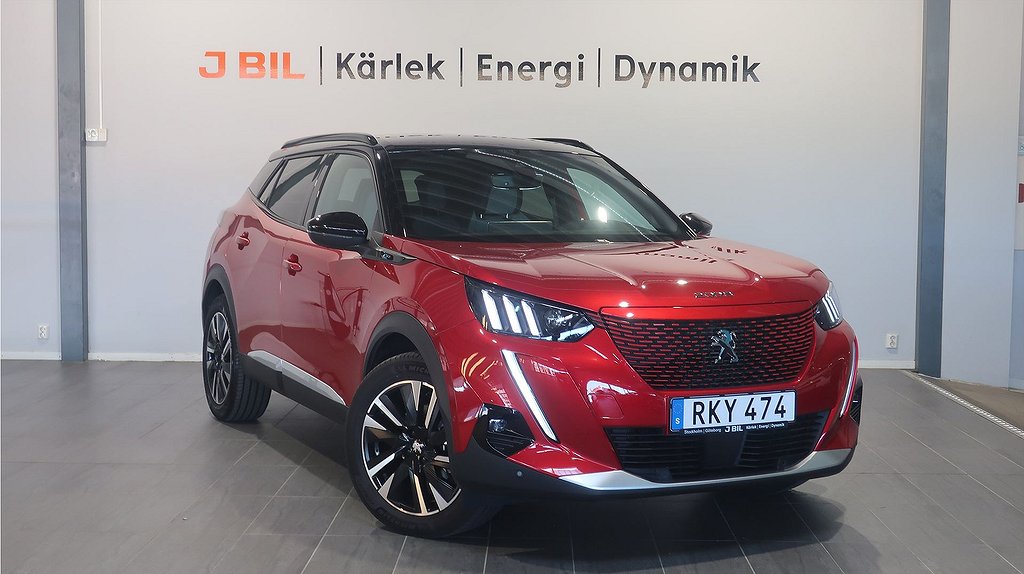 Peugeot E-2008 GT 136hk Aut – VÄRMARE, KEYLESS