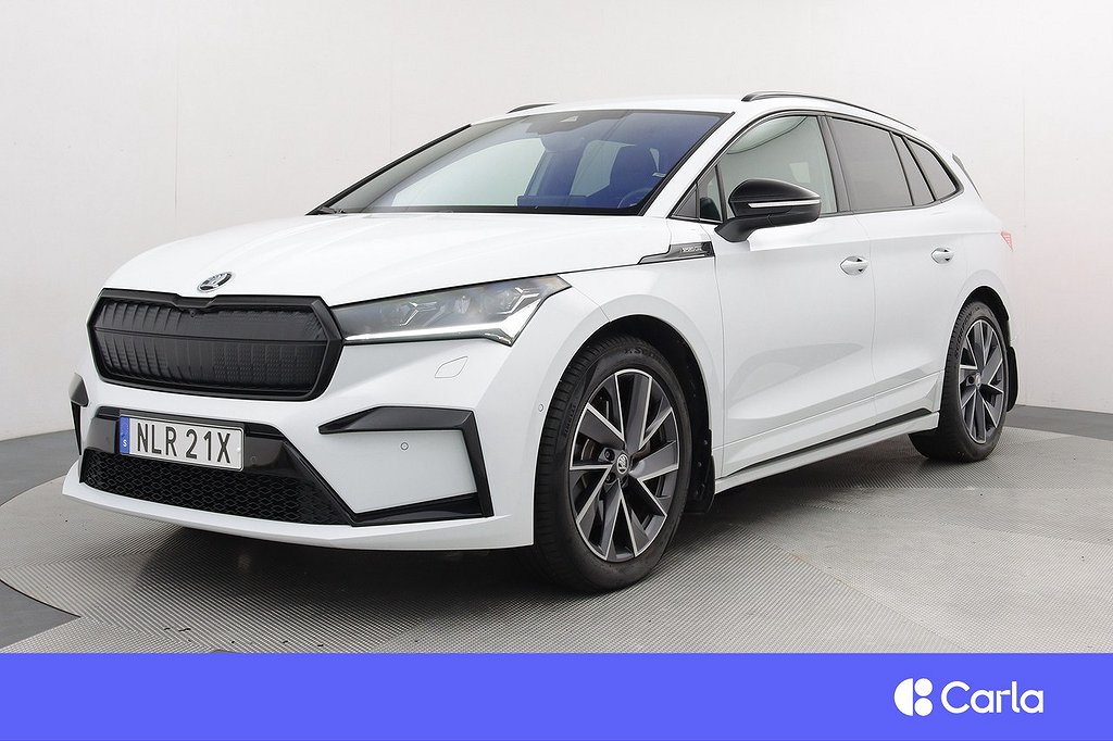 Skoda Enyaq iV 80X SportLine Drag Massage Elstol V-hjul
