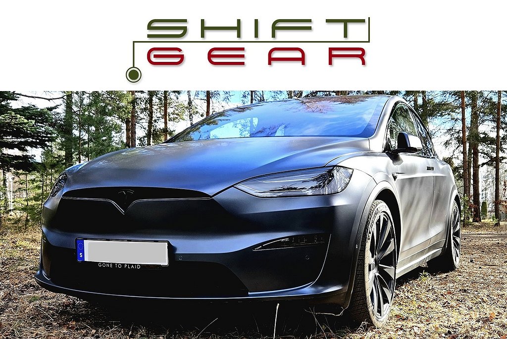 Tesla Model X PLAID 6-sits 22 tum PPF Ultra White 1 äg MOMS