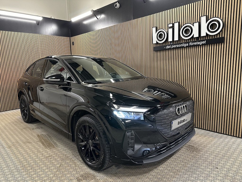Audi Q4 Sportback e-tron 40 204hk Advanced Svart optik, Sonos, Rattvärme