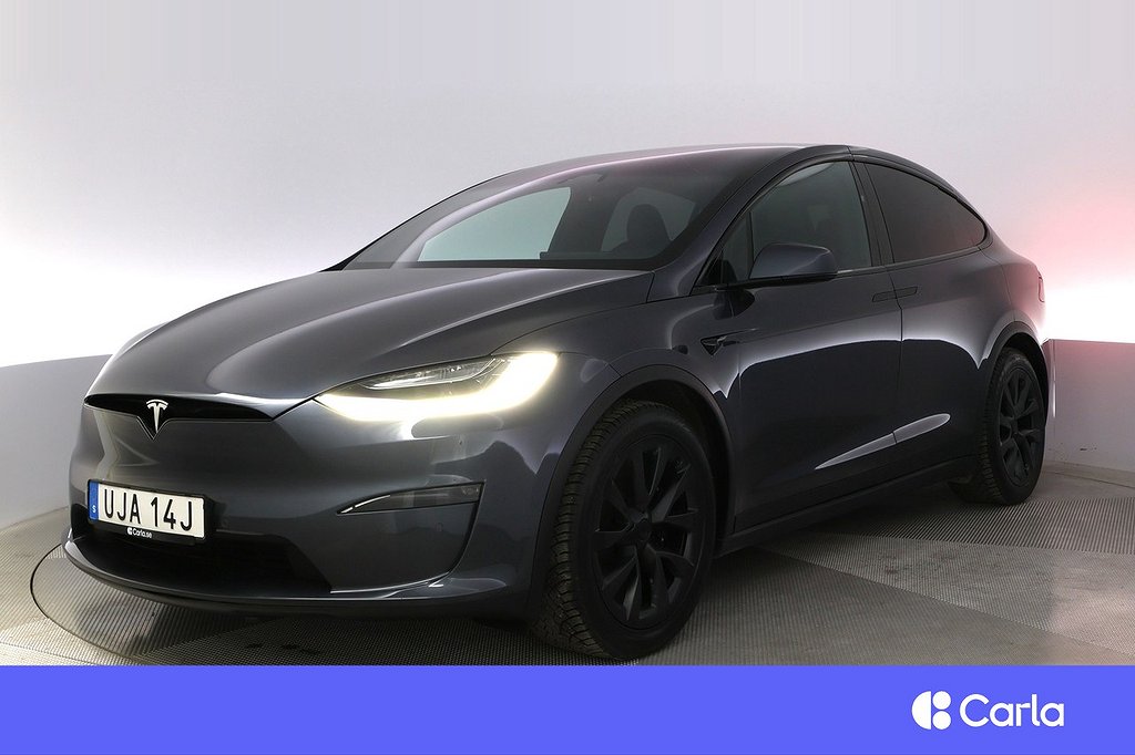 Tesla Model X Plaid 6-sits Autopilot Pano Drag V-Hjul