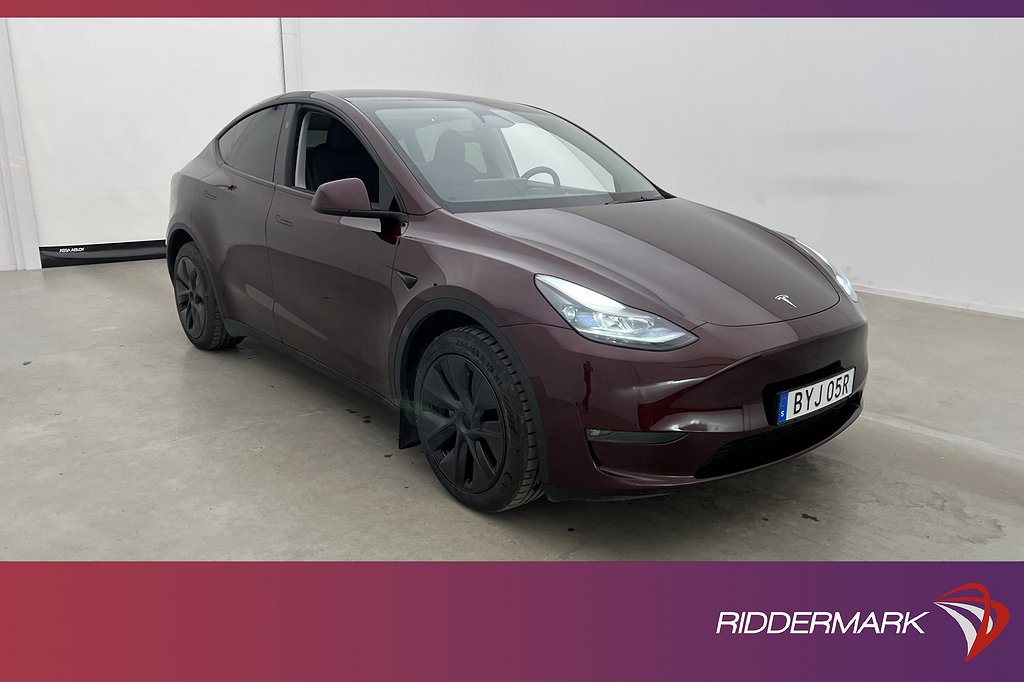 Tesla Model Y Long Range AWD Dragkrok Autopilot Svensksåld