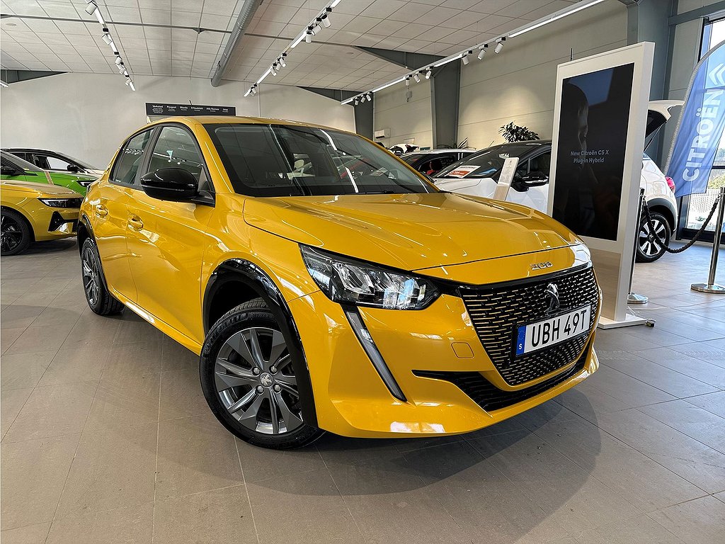Peugeot E-208 Active 50 kWh 136hk Aut – PRIVATLEASING