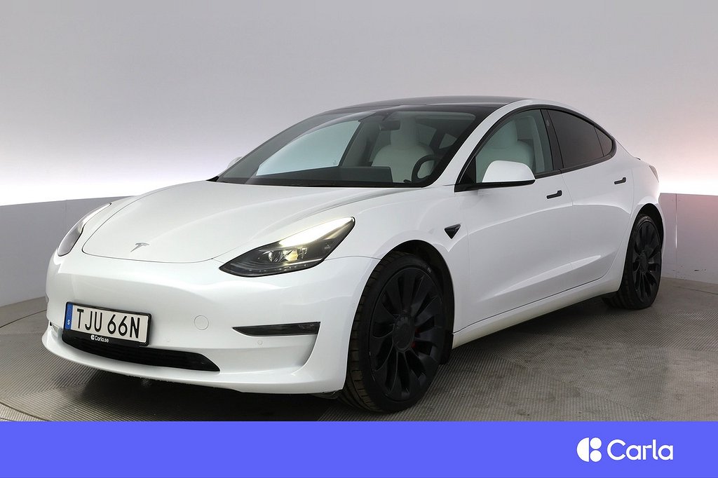 Tesla Model 3 Performance AWD Refresh Autopilot V-Hjul