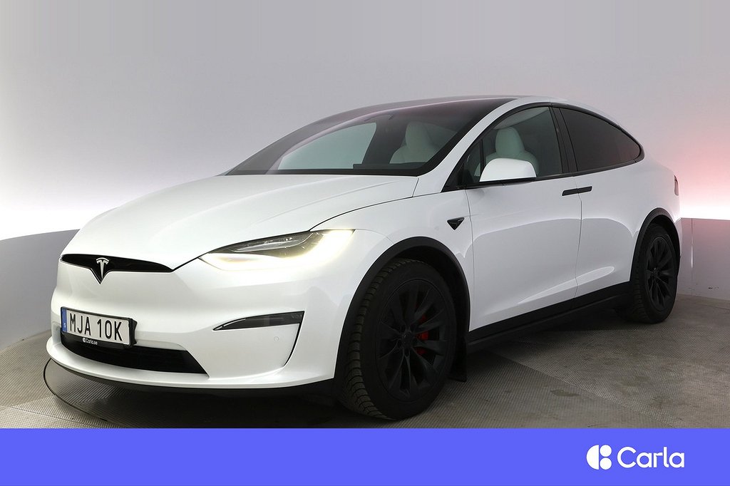 Tesla Model X Plaid 6-sits EAP Uppg.AP Yoke Drag V-Hjul