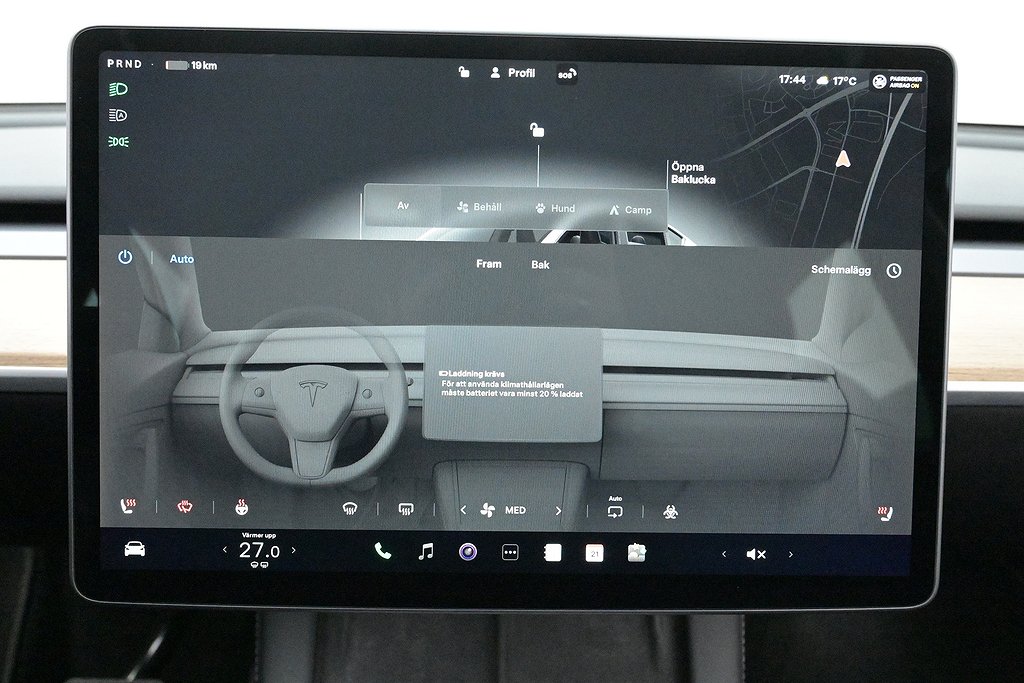 Tesla Model Y Long Range AWD Autopilot Pano Drag V-Hjul