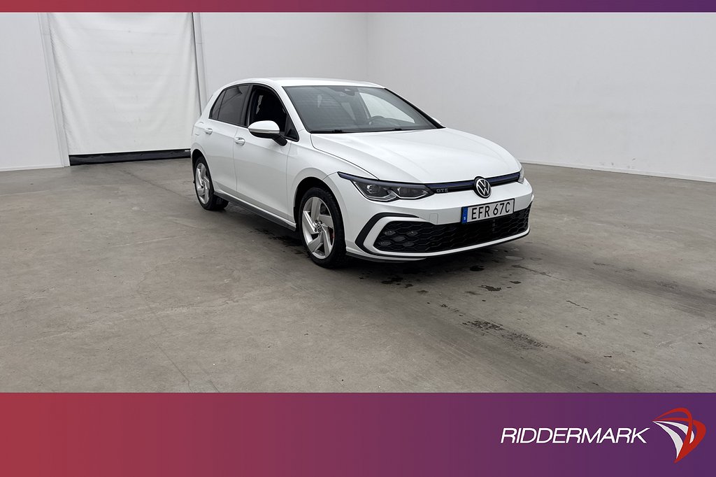 Volkswagen Golf GTE MOMS CarPlay Navi P-Sensorer Rattvärme